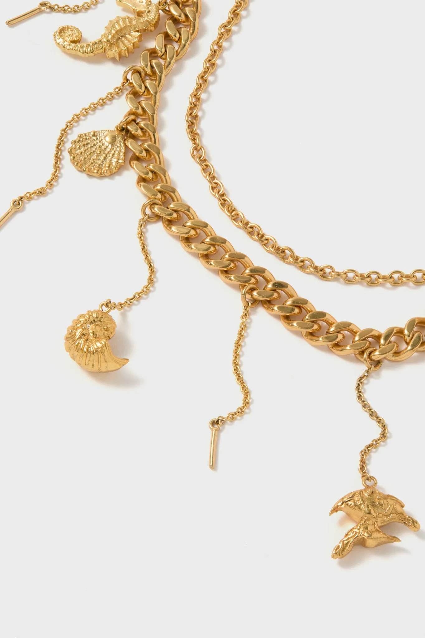 Gold Reverie Mini Charm Necklace sold by Tuckernuck product image thumbnail 4