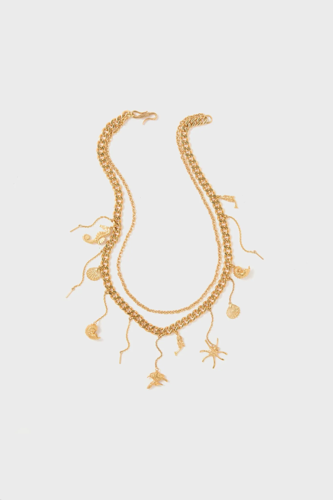 Gold Reverie Mini Charm Necklace sold by Tuckernuck