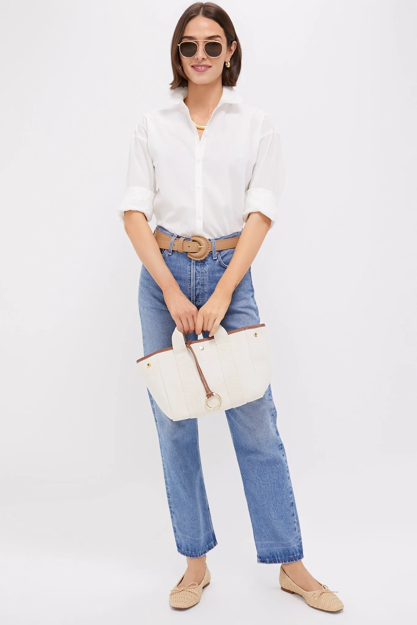 White Wexler Cotton Button Down sold by Tuckernuck