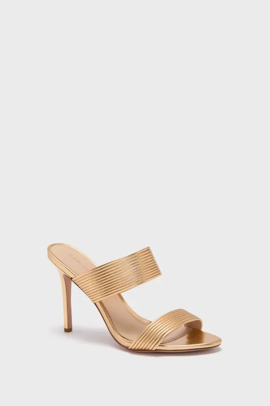 Pale Gold Asha Mignon Heels made by Veronica Beard