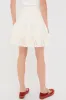 White Linen Eyelet Adele Skirt sold by Tuckernuck