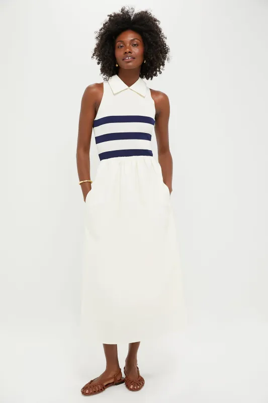 Ivory Stripe Marina Dress sold by Tuckernuck