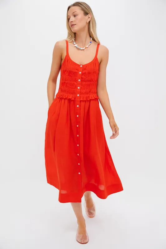 Chili Zora Solid Tank Button Down Dress sold by Tuckernuck