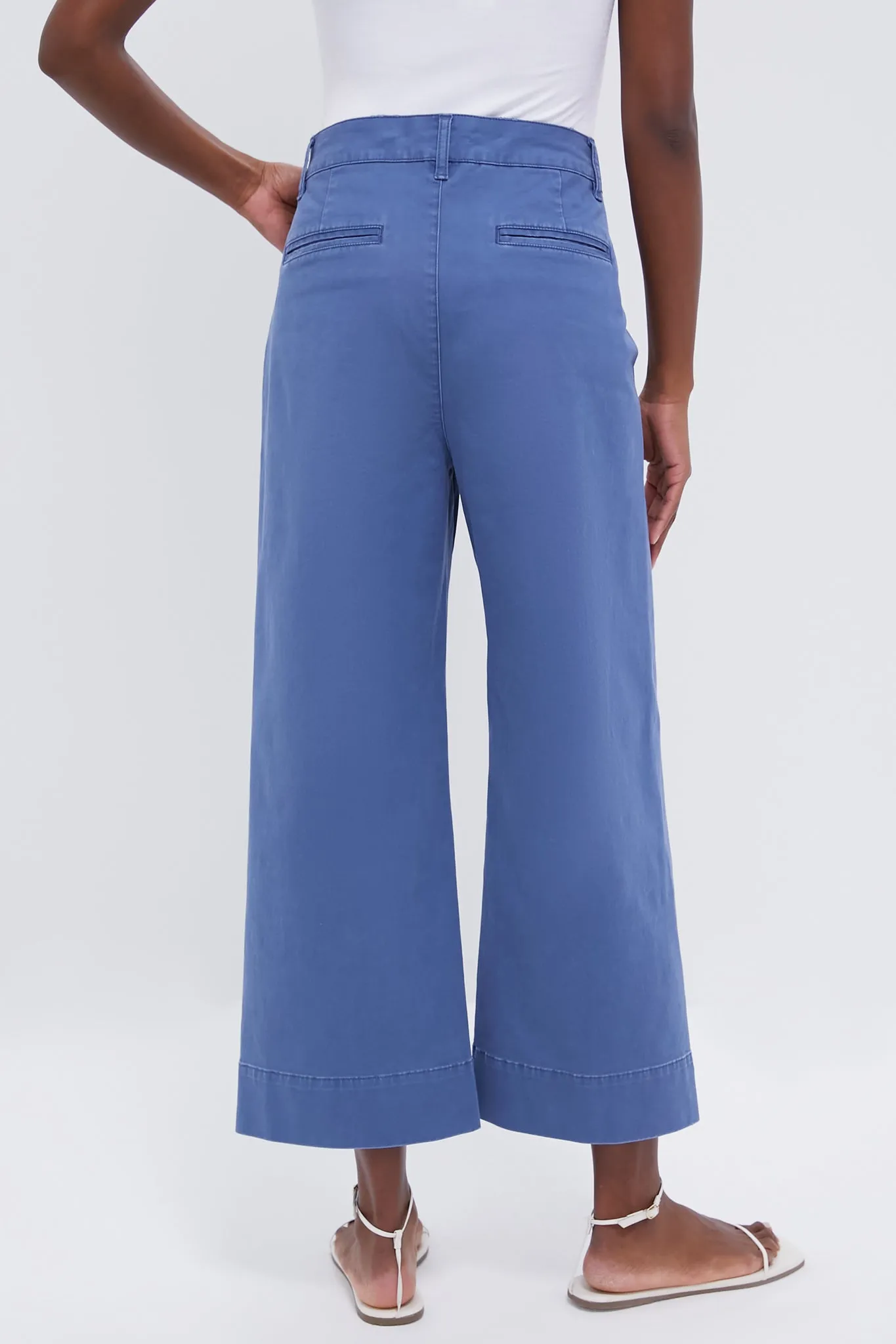 Blue Chino Wide Leg Stretch Davis Pants sold by Tuckernuck product image thumbnail 4