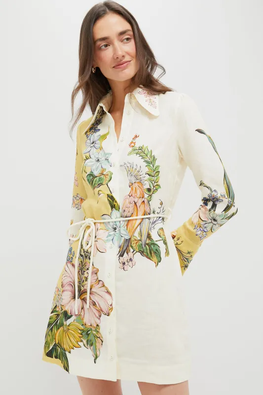 Multi Oleander Mini Dress sold by Tuckernuck