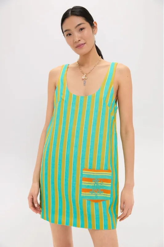 Multi Rosanna Mini Dress sold by Tuckernuck