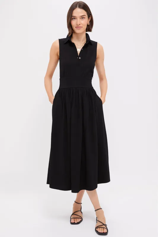 Black Mikaela Midi Dress sold by Tuckernuck