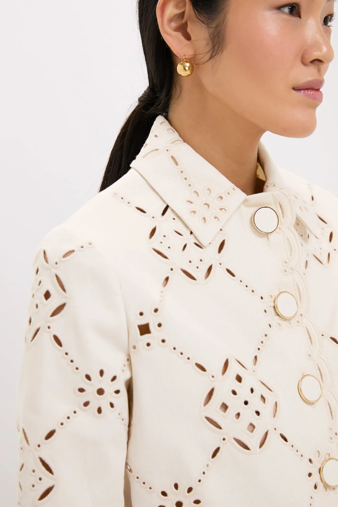 Ecru Adelaide Jacket sold by Tuckernuck product image thumbnail 5