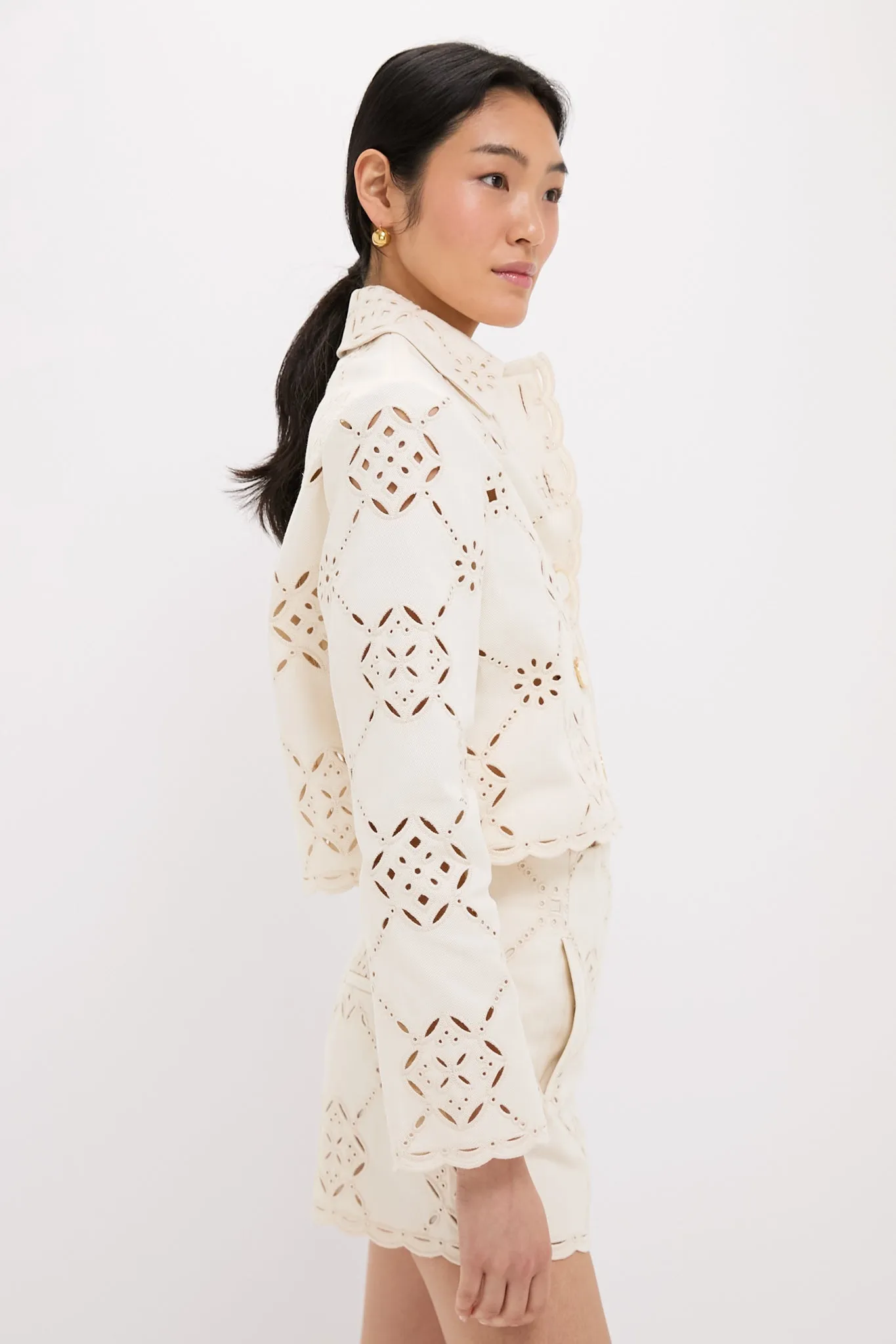 Ecru Adelaide Jacket sold by Tuckernuck product image thumbnail 3