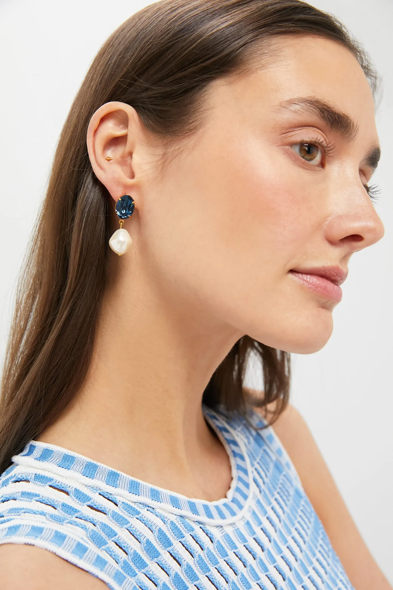 Sapphire Tunis Earrings sold by Tuckernuck product image thumbnail 2