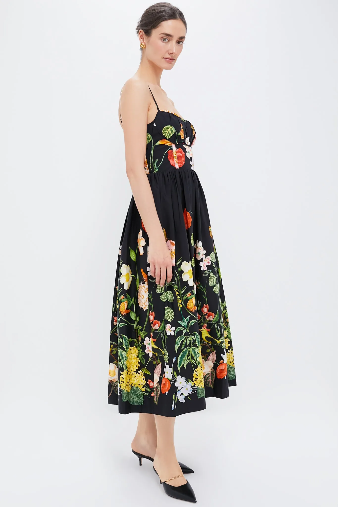 Nectar Black Alba Midi Dress sold by Tuckernuck product image thumbnail 3