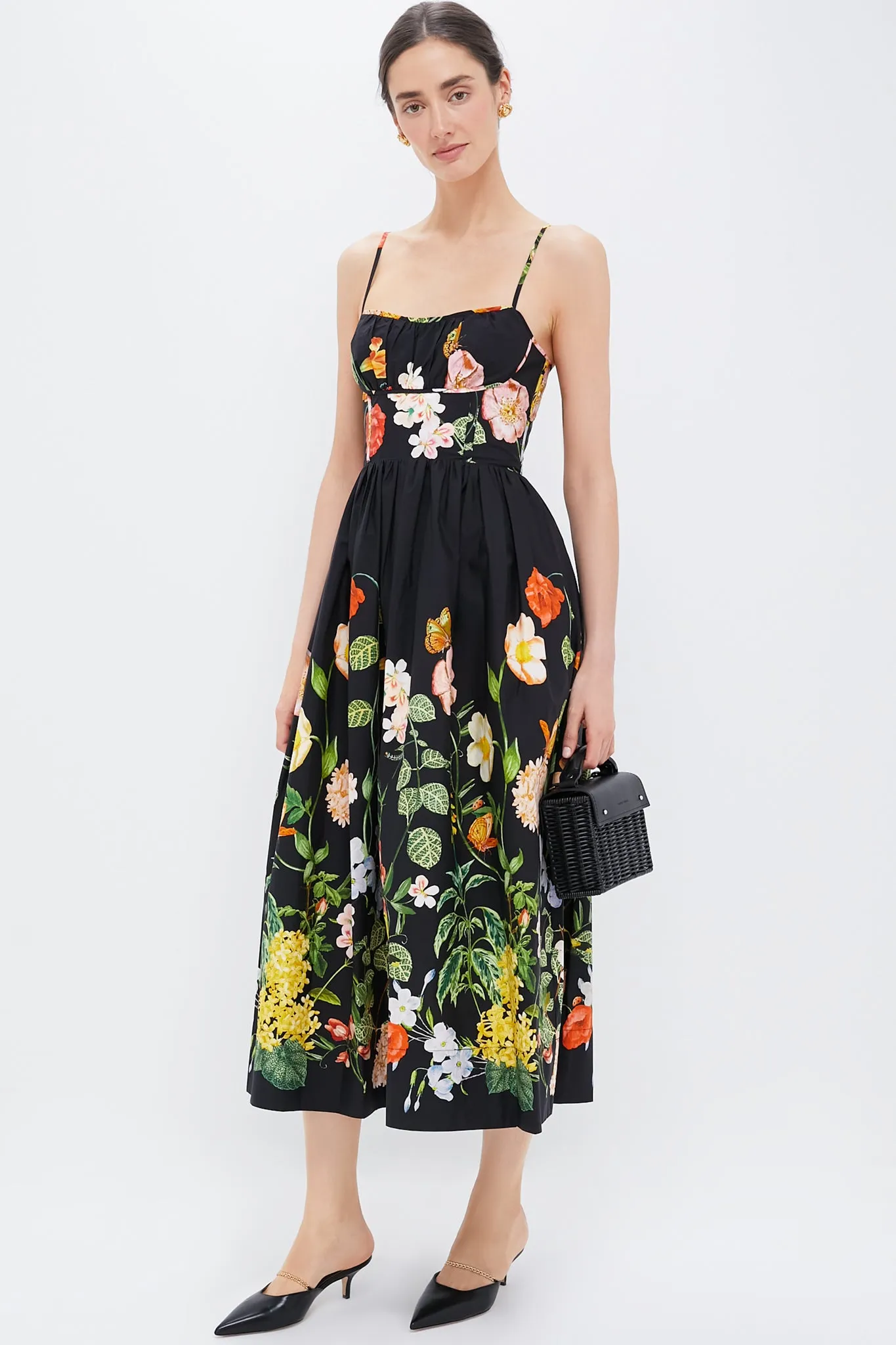 Nectar Black Alba Midi Dress sold by Tuckernuck product image thumbnail 2