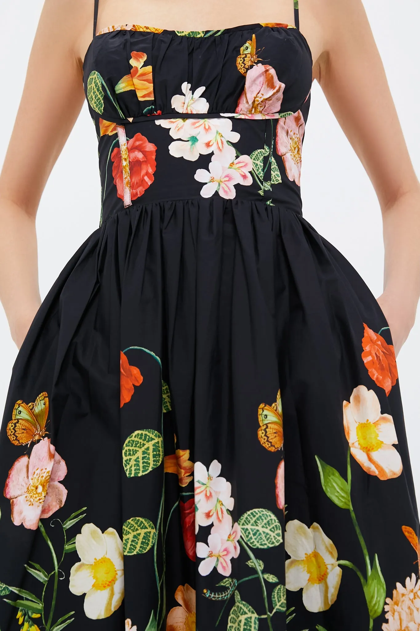 Nectar Black Alba Midi Dress sold by Tuckernuck product image thumbnail 5