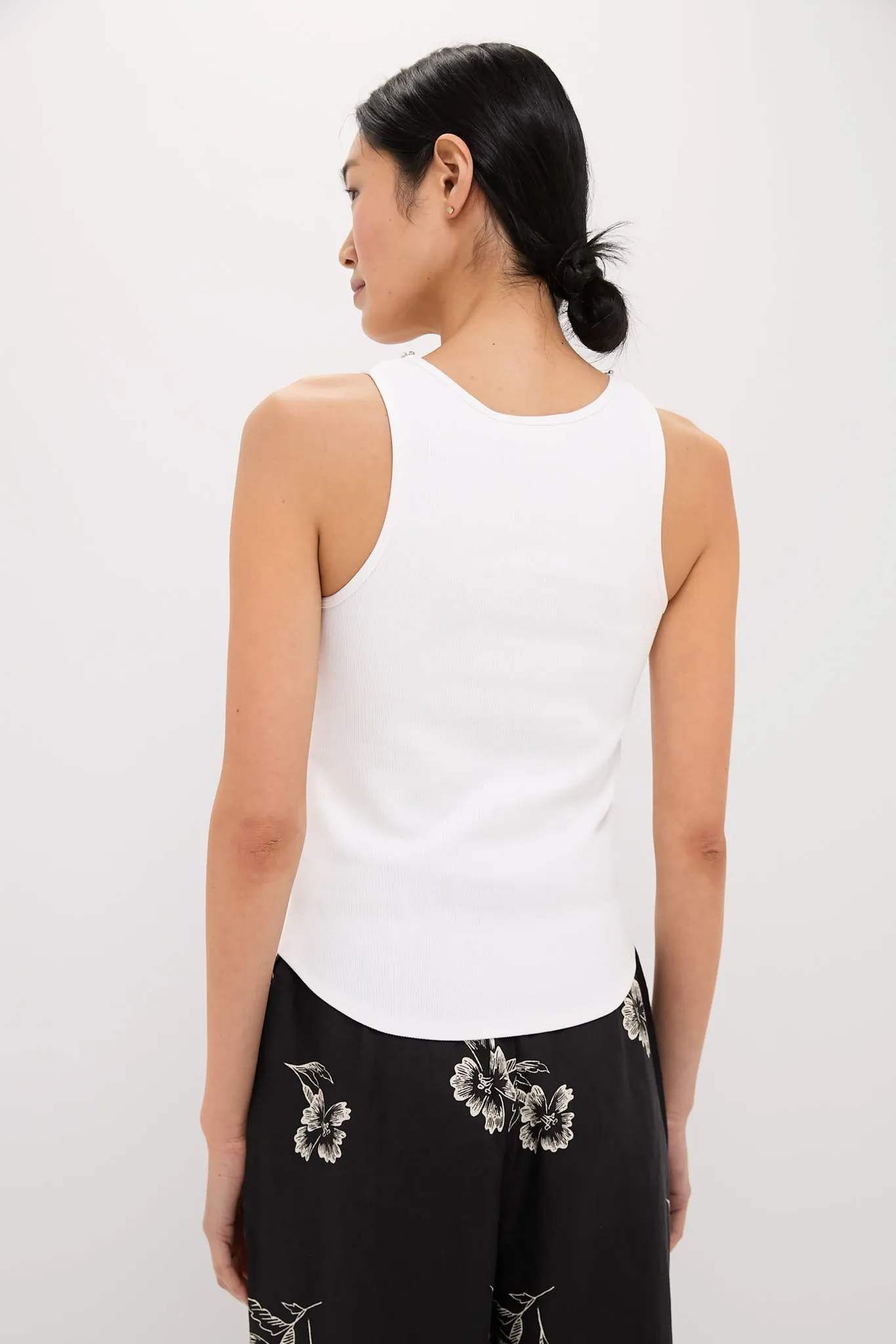 Ivory Illuminate Embellished Tank sold by Tuckernuck product image thumbnail 4