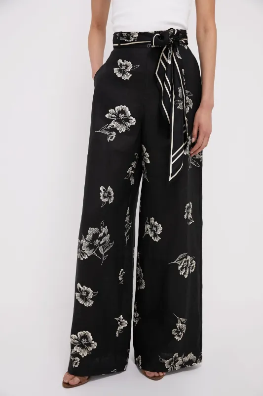 Black Poppy Wideleg Pant sold by undefined