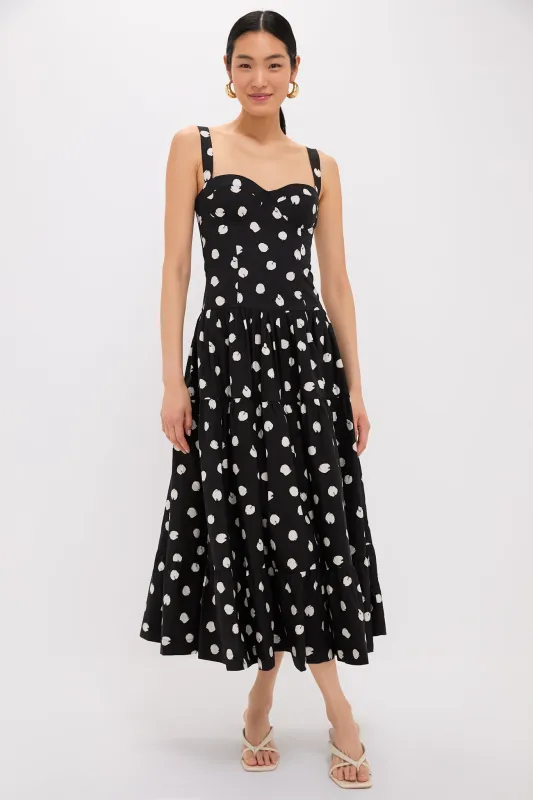 Spot Black Egret Santiago Midi Dress sold by Tuckernuck