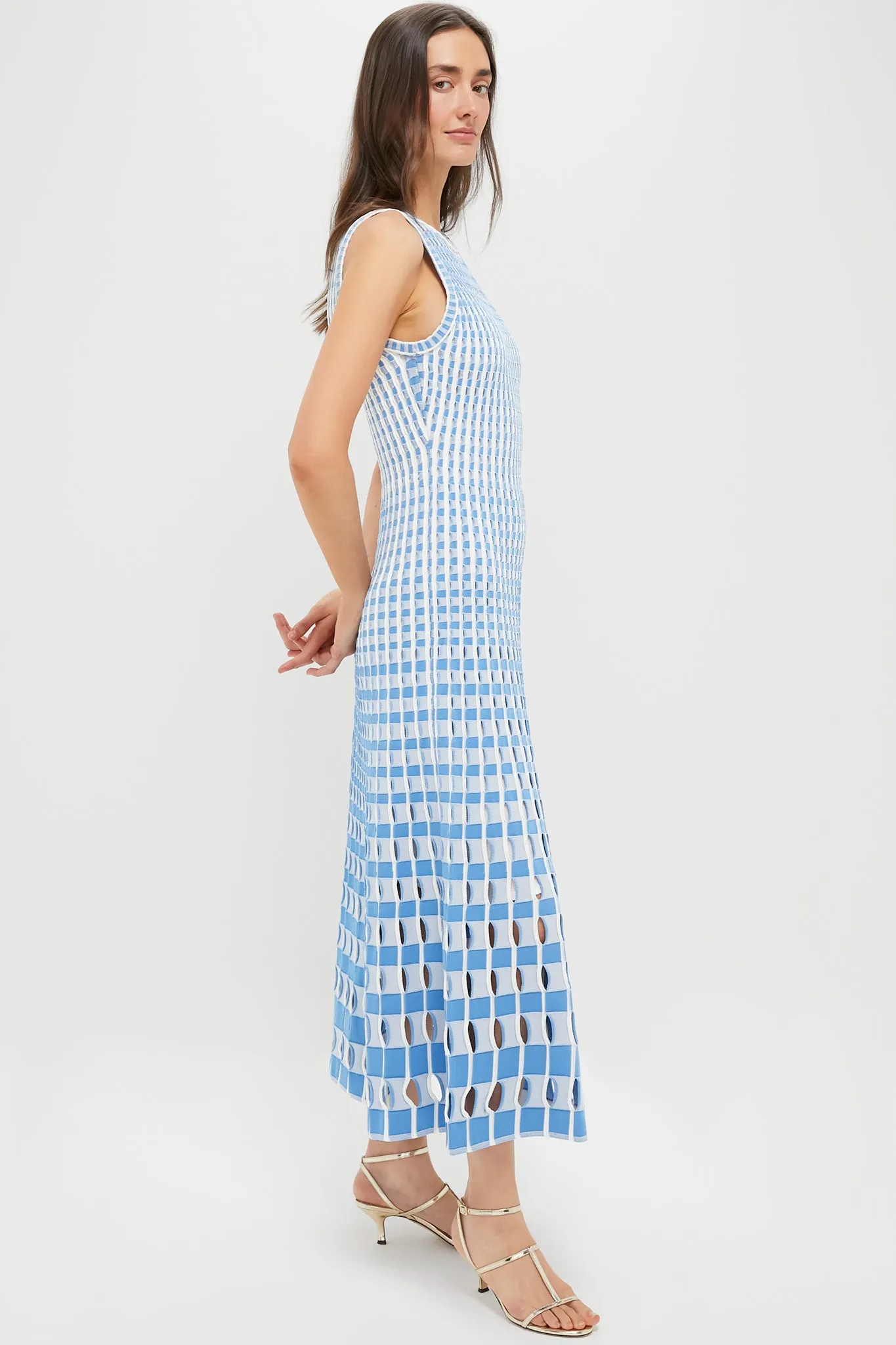 Blue Hydrangea Multi Zelma Maxi Dress sold by Tuckernuck product image thumbnail 3
