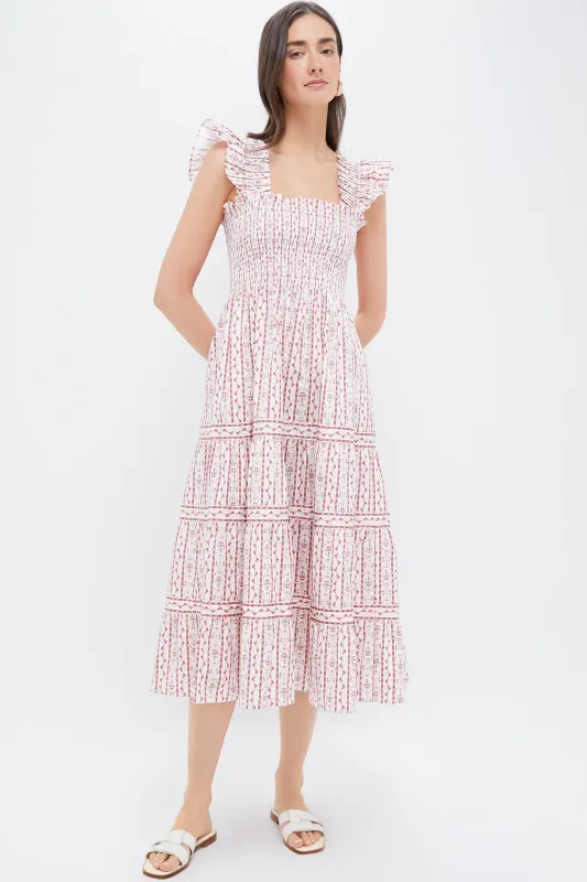 Emma Ikat Stripe Pink Multi Ellie Nap Dress sold by Tuckernuck