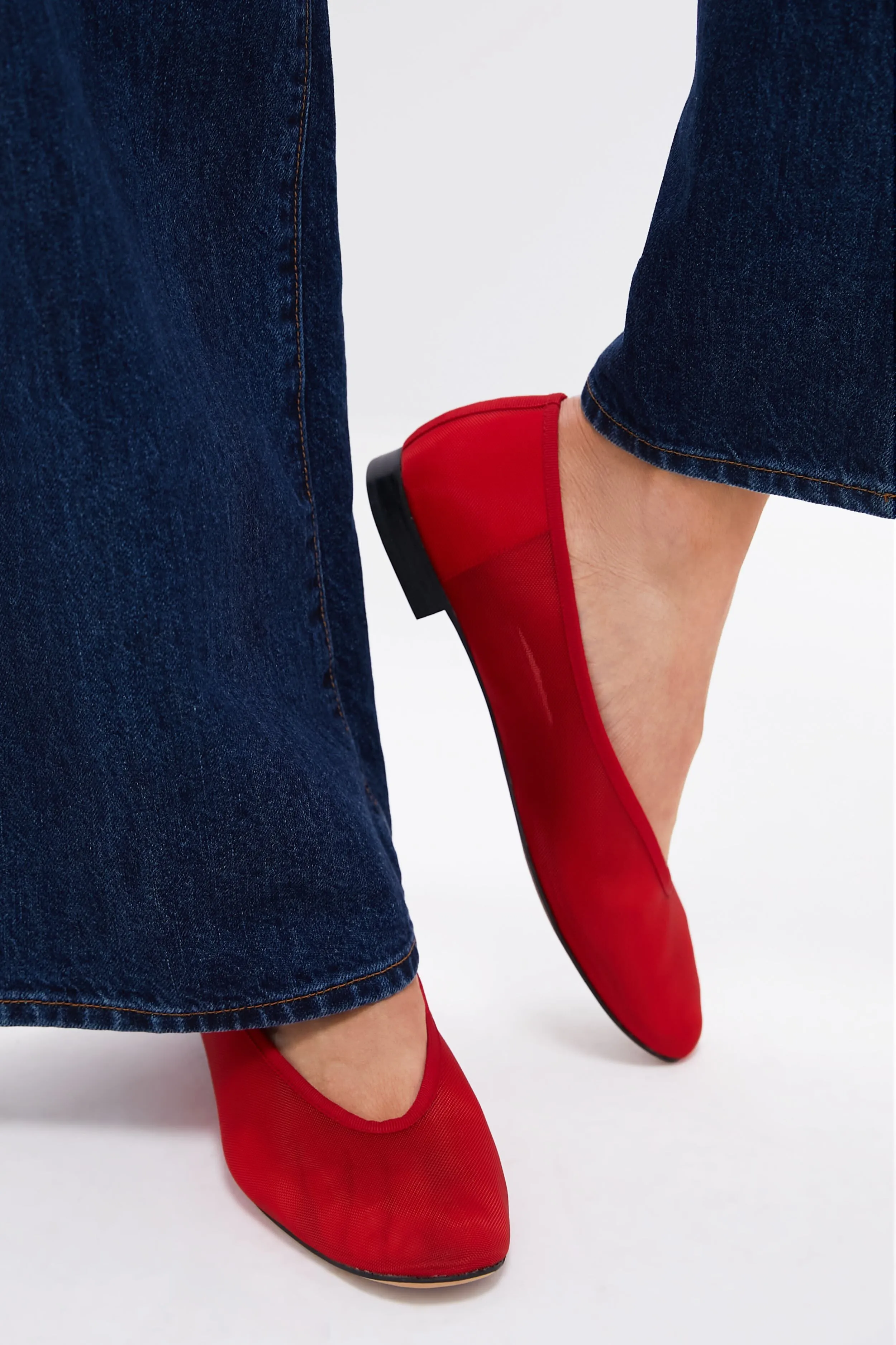 Red Mesh Nina Flats sold by Tuckernuck product image thumbnail 2