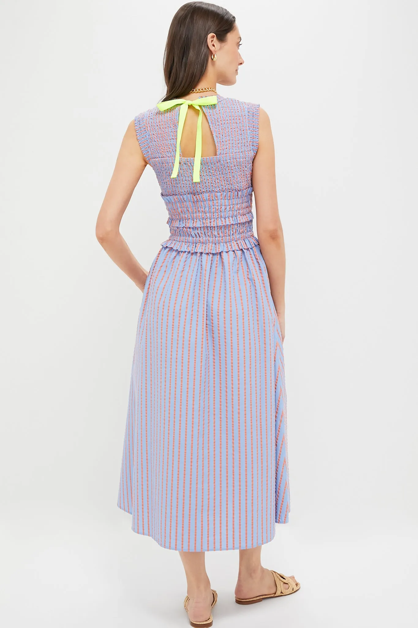 Beach Stripe Louise Dress sold by Tuckernuck product image thumbnail 4