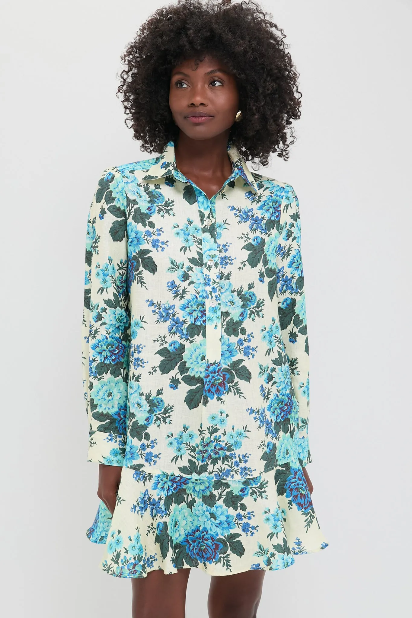 Wild Zinnia Linen Callahan Shirt Dress sold by Tuckernuck