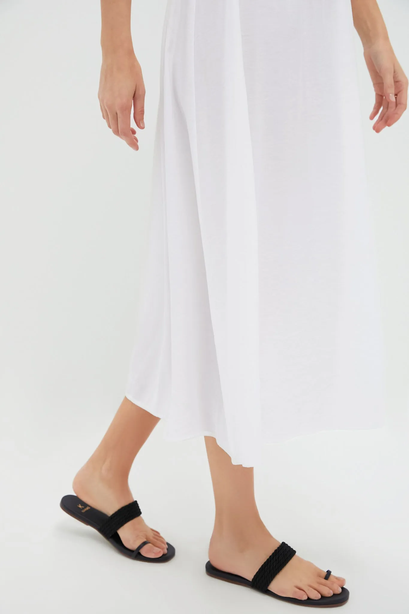 Ivory Striped Polo Midi Dress sold by Tuckernuck product image thumbnail 5