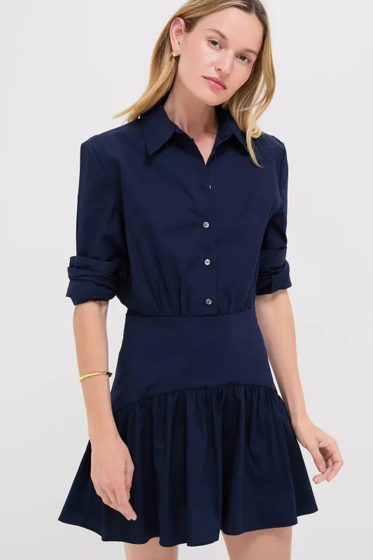 Navy Rocco Mini Dress sold by Tuckernuck