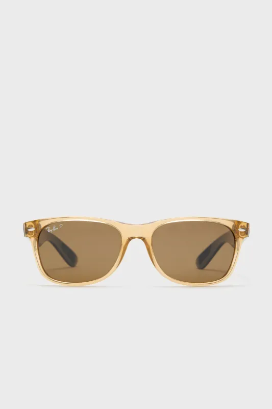 Honey New Wayfarer Sunglasses sold by Tuckernuck