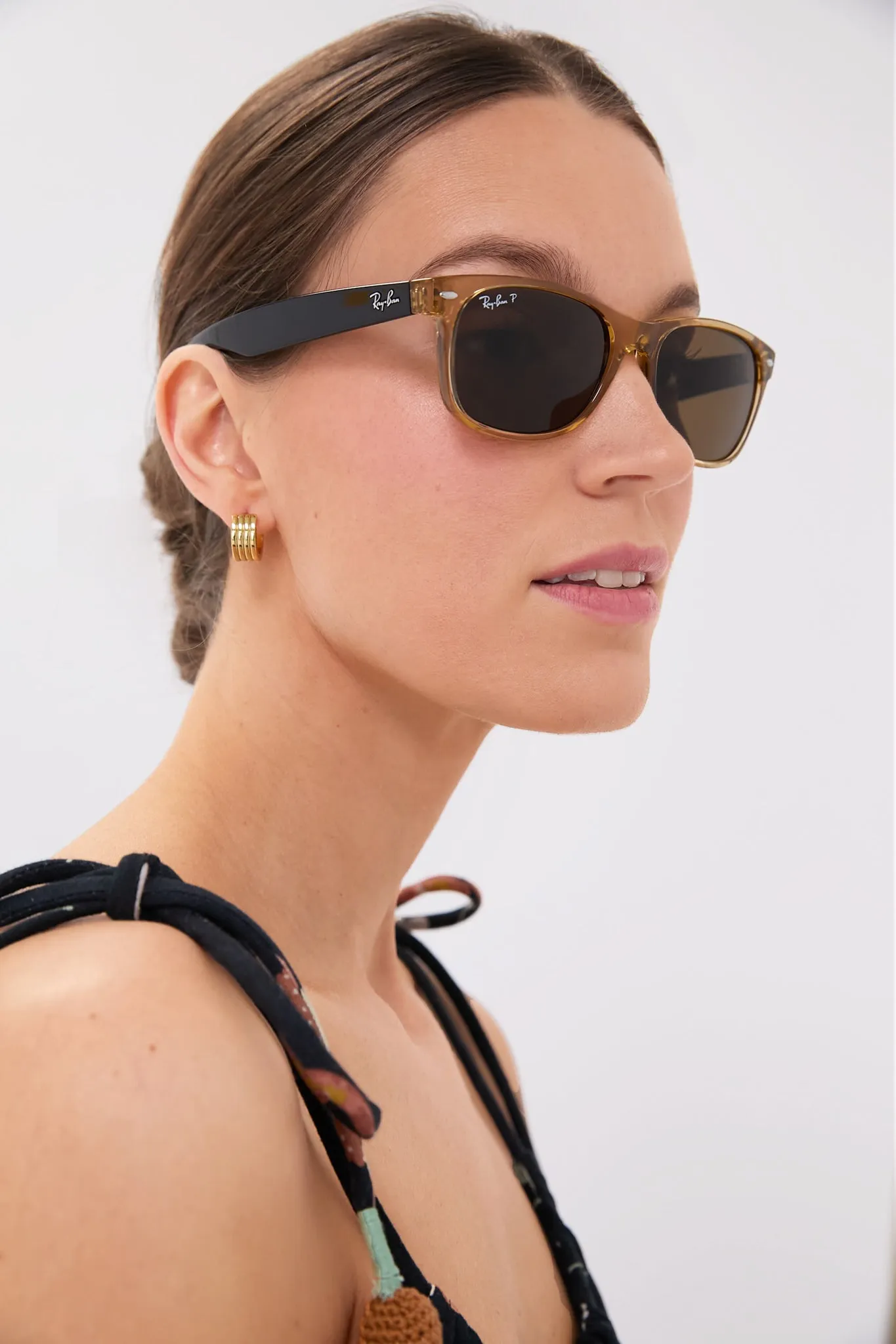 Honey New Wayfarer Sunglasses sold by Tuckernuck product image thumbnail 2