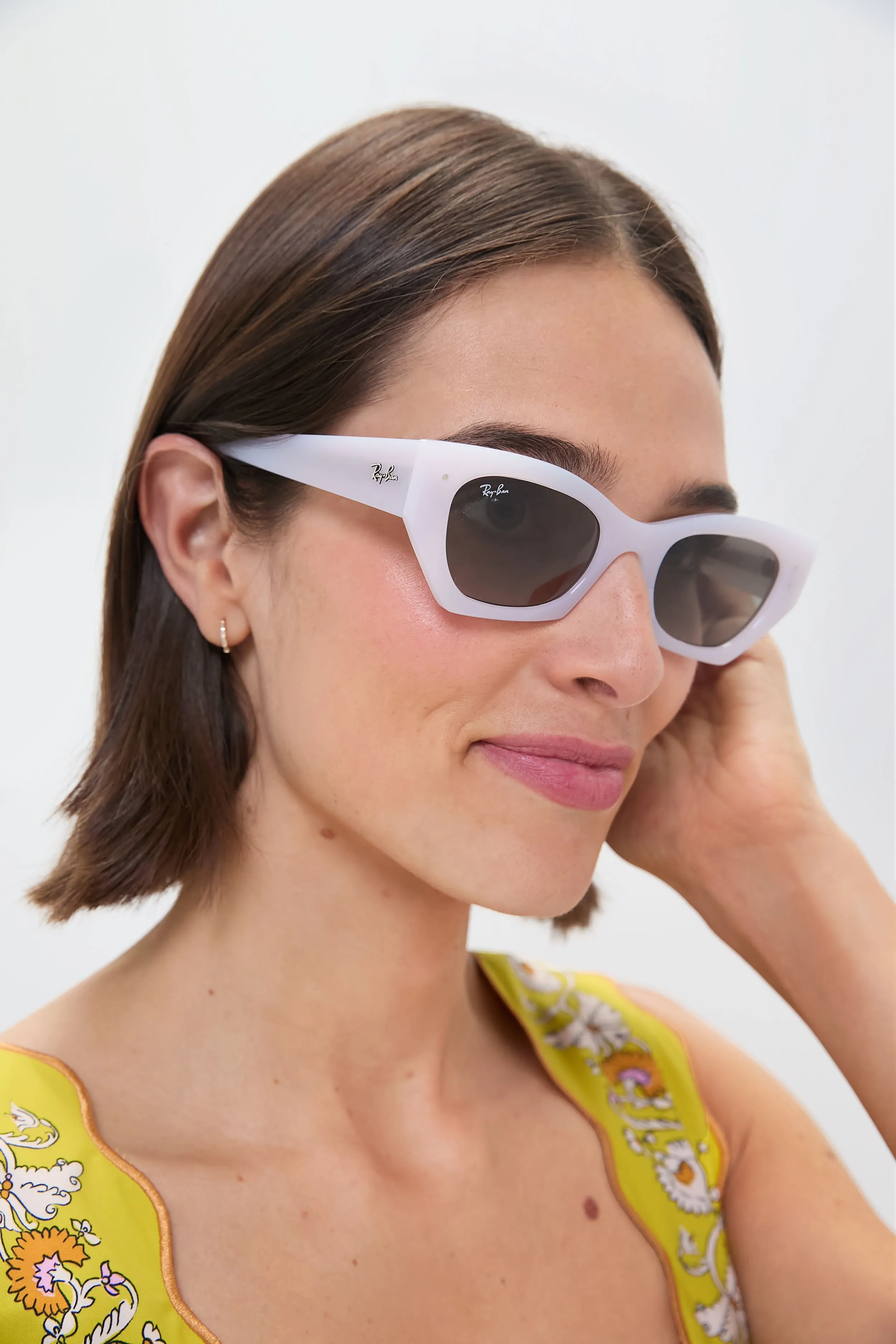 White Snow Zena Sunglasses sold by Tuckernuck product image thumbnail 2
