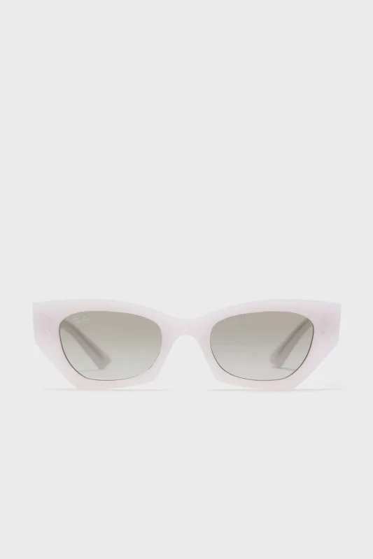 White Snow Zena Sunglasses sold by Tuckernuck