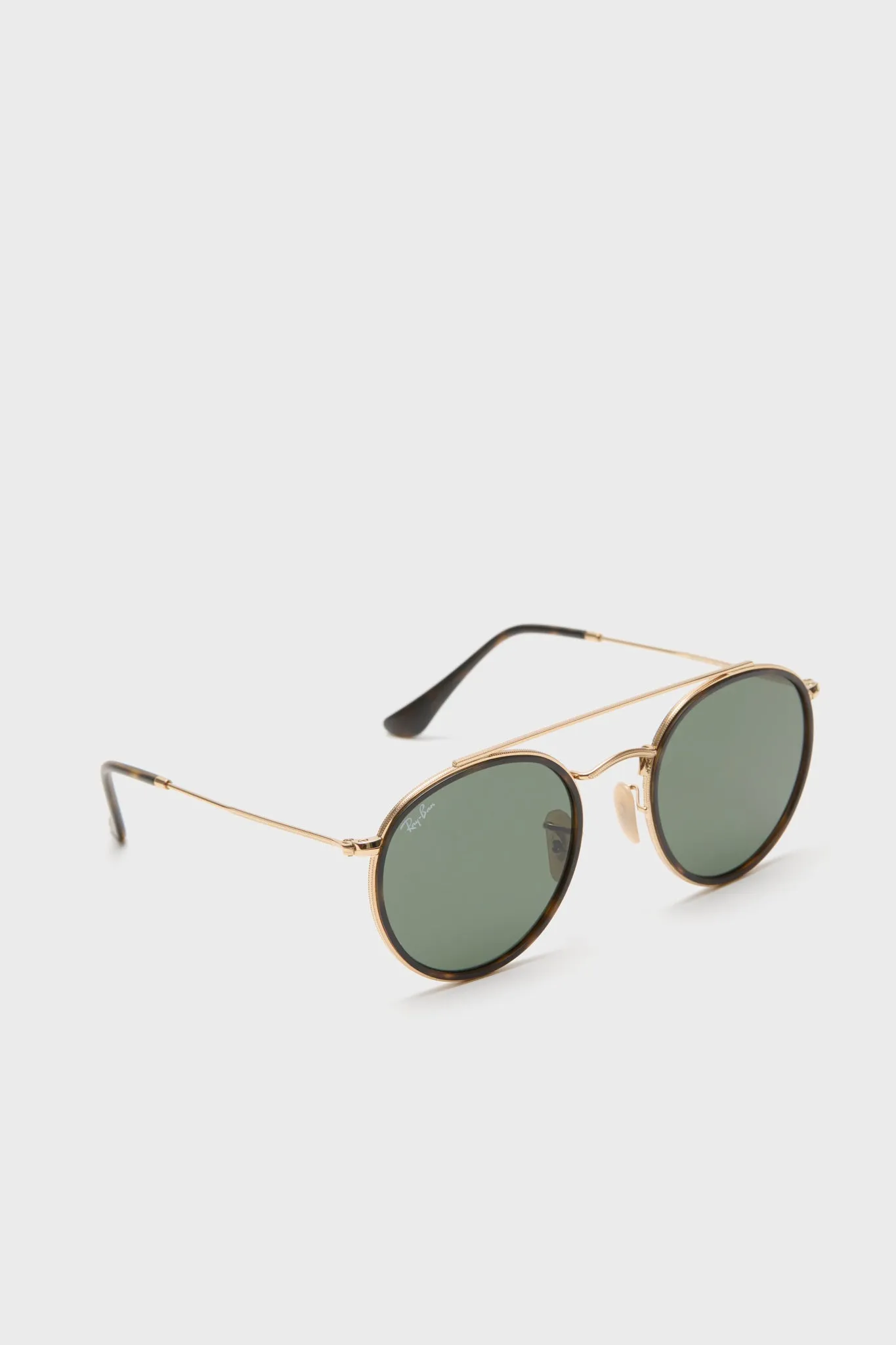 Gold Tortoise Arista Round Sunglasses sold by Tuckernuck product image thumbnail 4