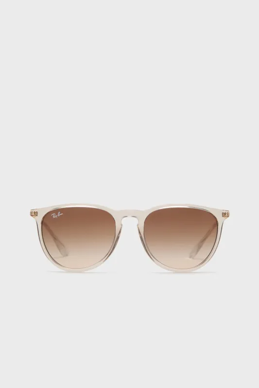 Transparent Brown Erika Sunglasses sold by Tuckernuck