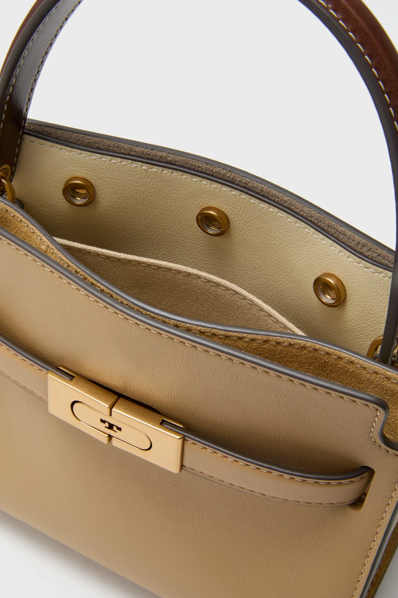 Dark Sand Lee Radziwill Petite Double Bag sold by Tuckernuck product image thumbnail 5