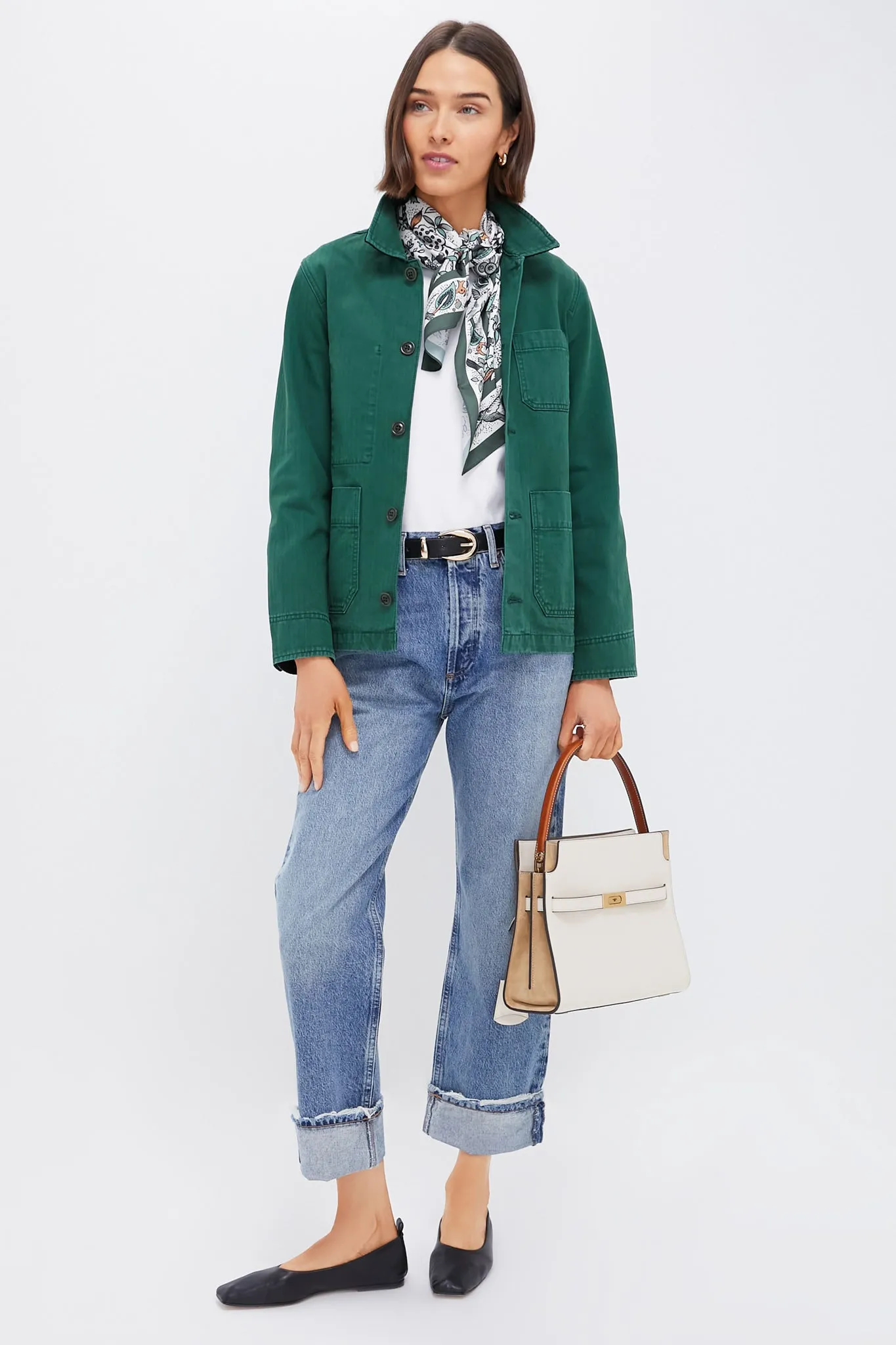 New Cream Lee Radziwill Small Double Bag sold by Tuckernuck product image thumbnail 3