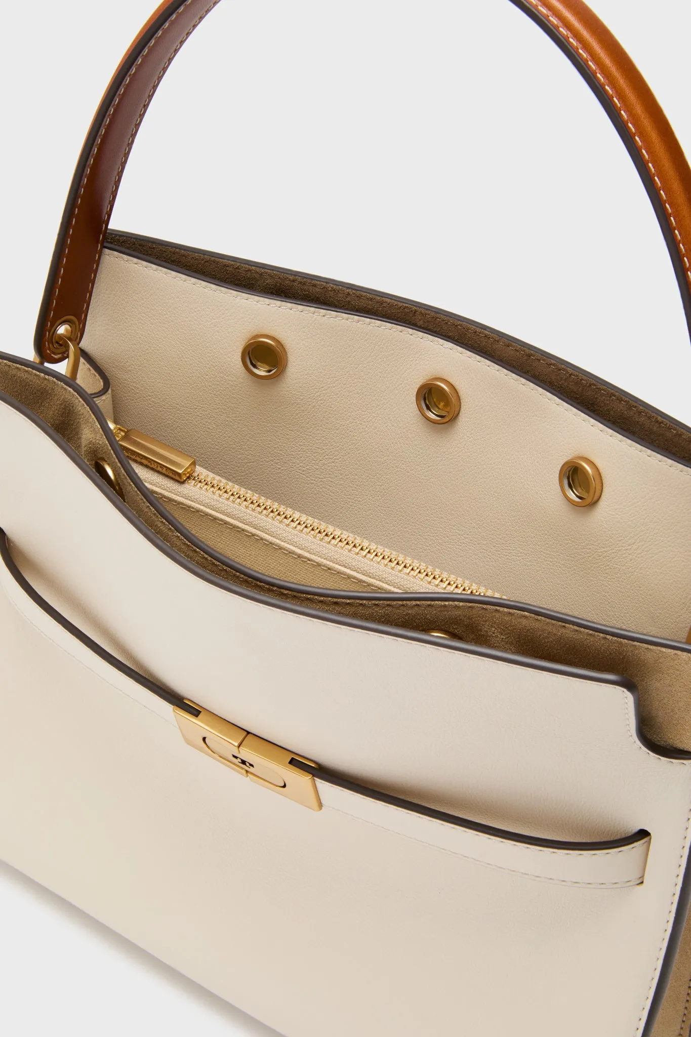 New Cream Lee Radziwill Small Double Bag sold by Tuckernuck product image thumbnail 5