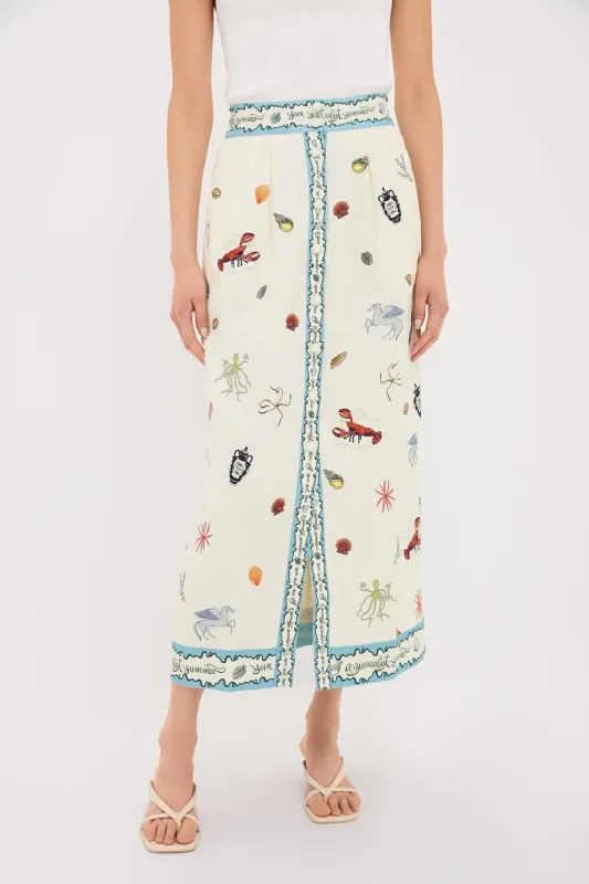 Multi Sandy Embroidered Skirt sold by Tuckernuck