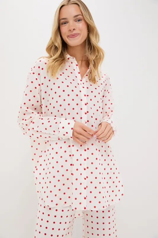 Petite Polka Dot Paloma Shirt sold by Tuckernuck