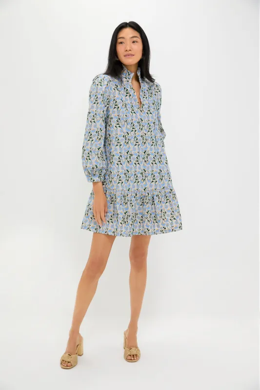 Blue Daisy Embroidered Palmerston Dress sold by Tuckernuck
