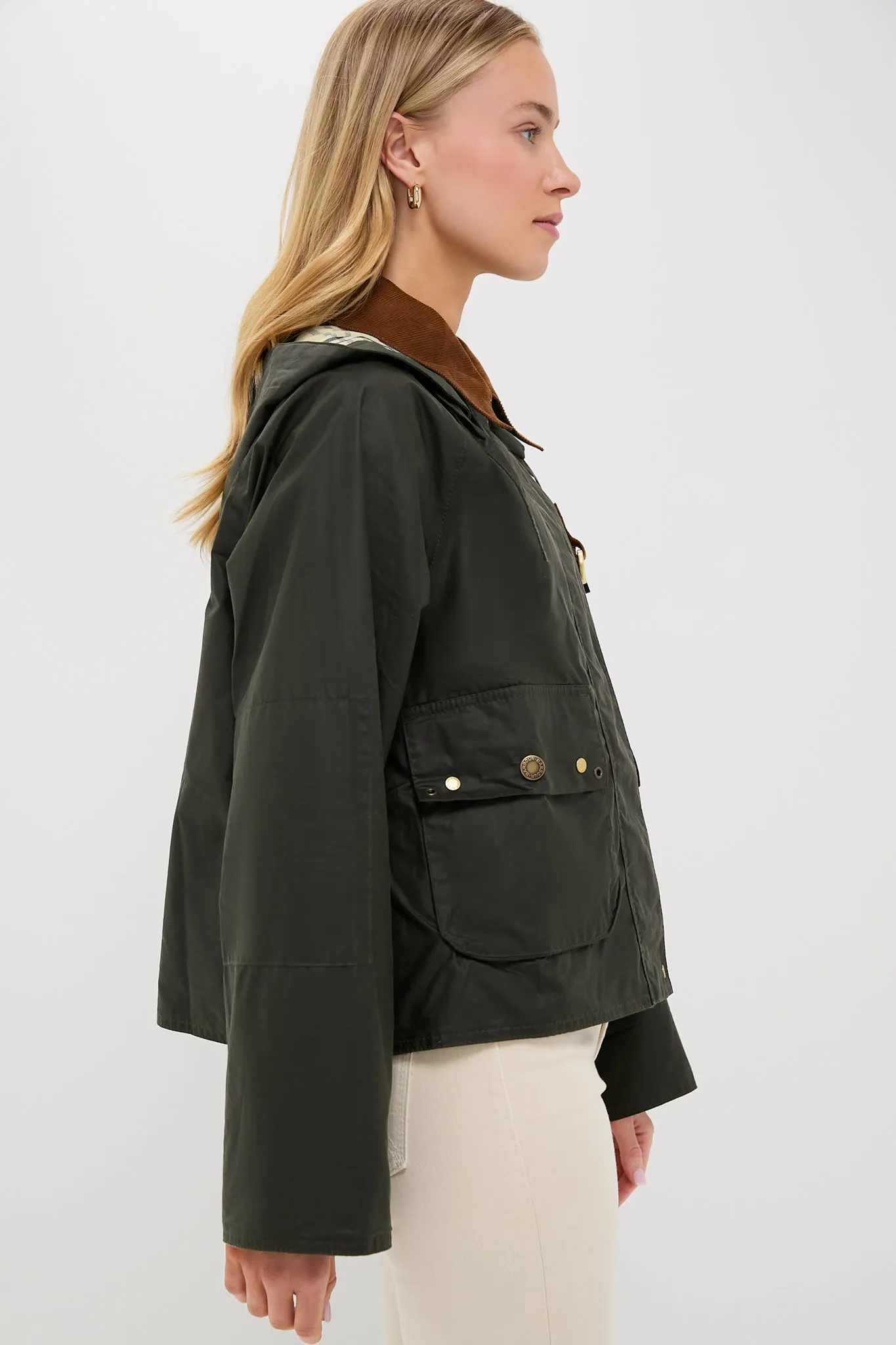 Archive Olive Erma Wax Jacket sold by Tuckernuck product image thumbnail 3