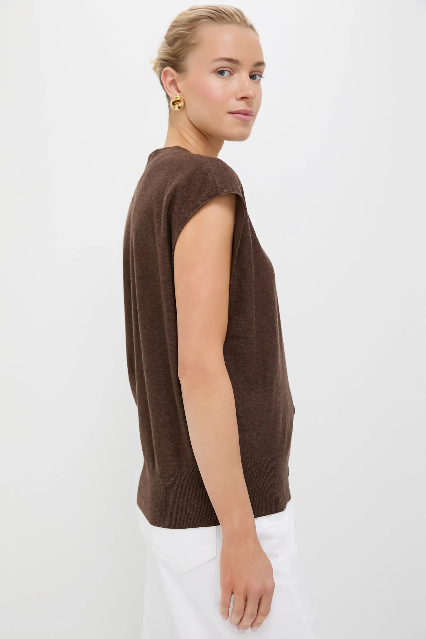 Espresso Bardi Drippy Vest sold by Tuckernuck product image thumbnail 3