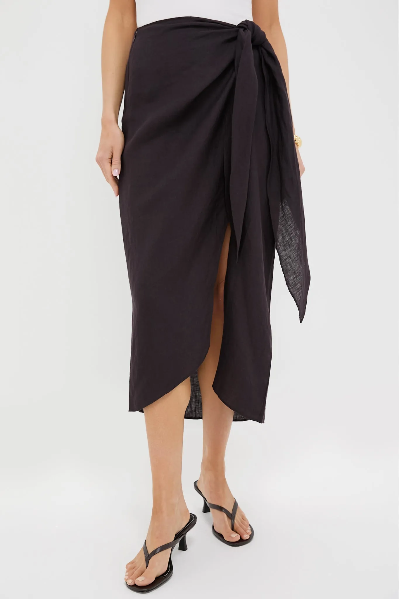 Deep Espresso Lexi Sarong Skirt sold by Tuckernuck