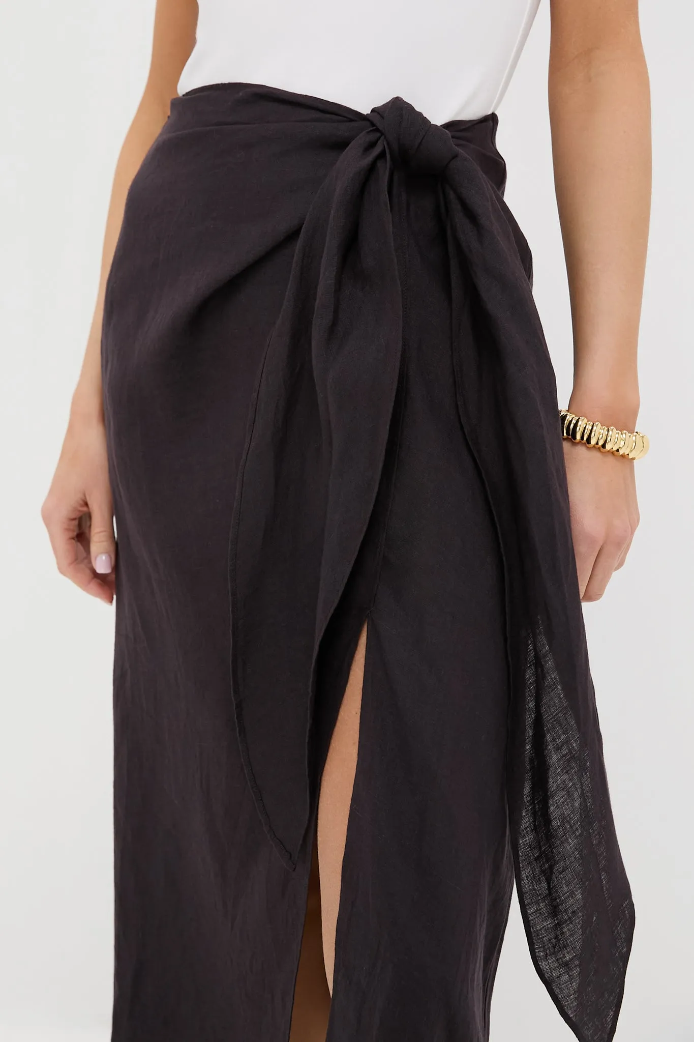 Deep Espresso Lexi Sarong Skirt sold by Tuckernuck product image thumbnail 5