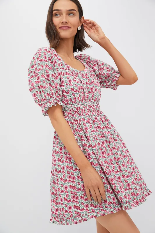 Red Dahlia Floral Dorothy Mini Dress sold by Tuckernuck