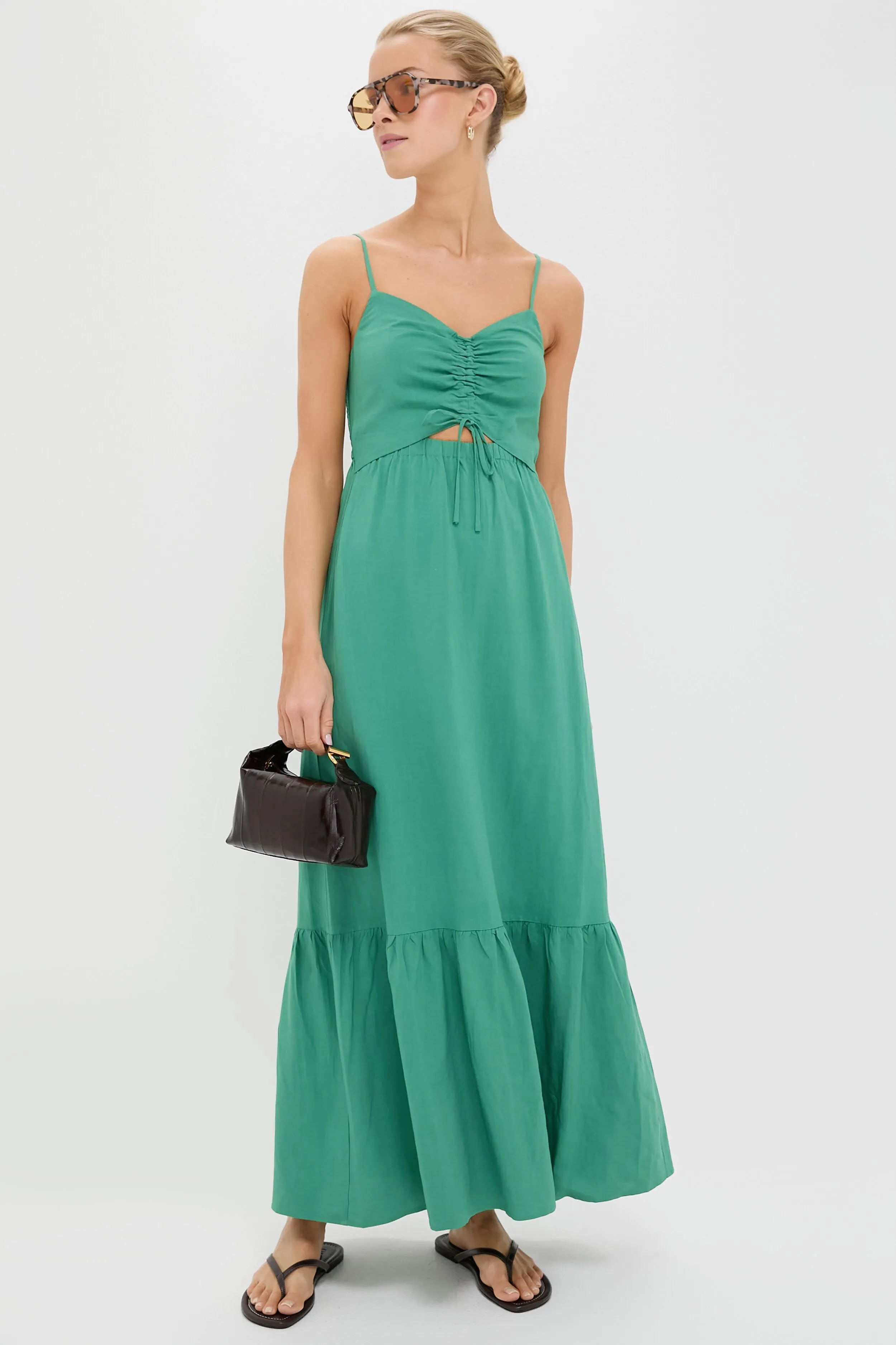 Botanical Green Winslet Maxi Dress sold by Tuckernuck product image thumbnail 2
