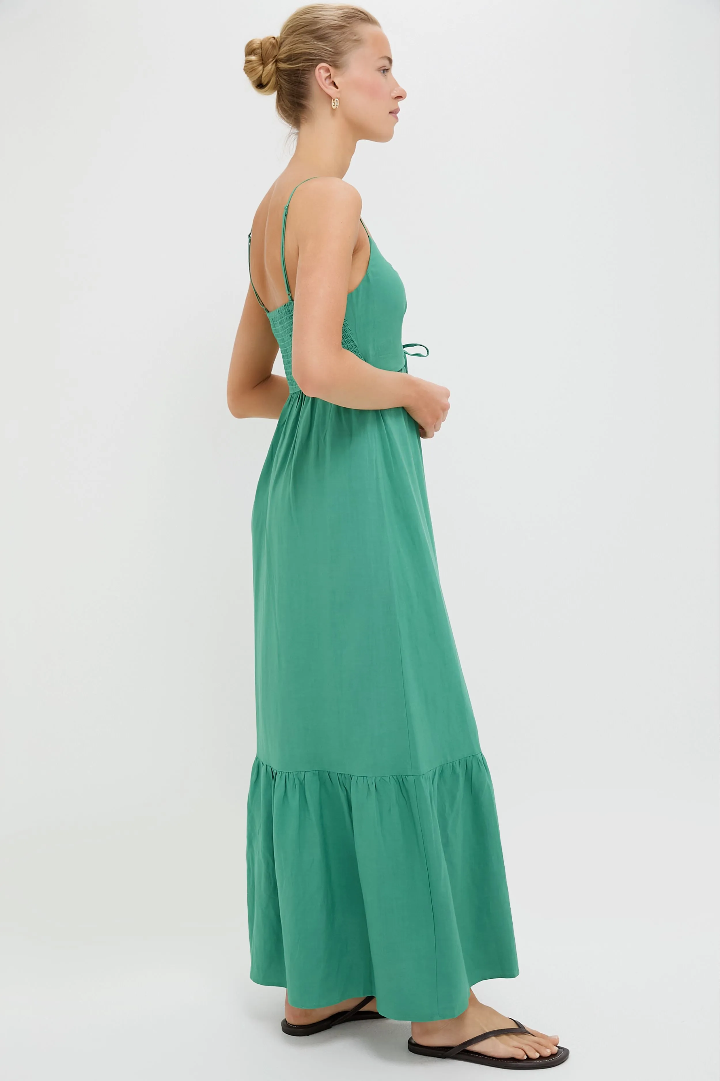 Botanical Green Winslet Maxi Dress sold by Tuckernuck product image thumbnail 3