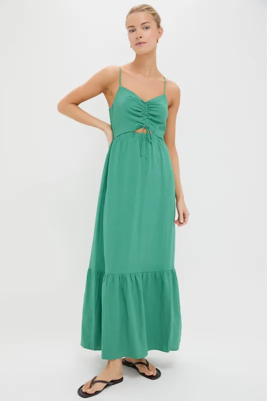 Botanical Green Winslet Maxi Dress made by Z Supply