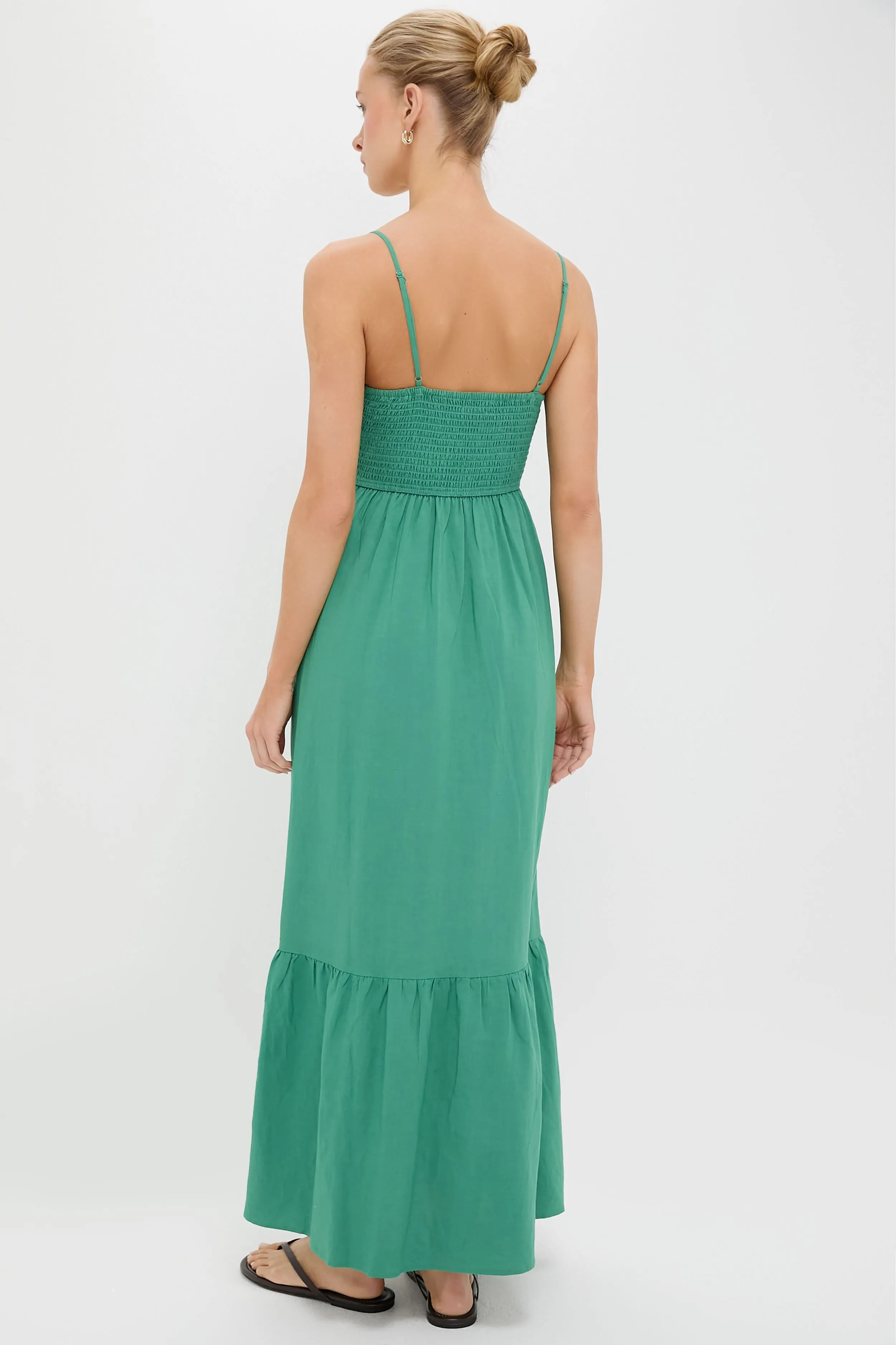 Botanical Green Winslet Maxi Dress sold by Tuckernuck product image thumbnail 4