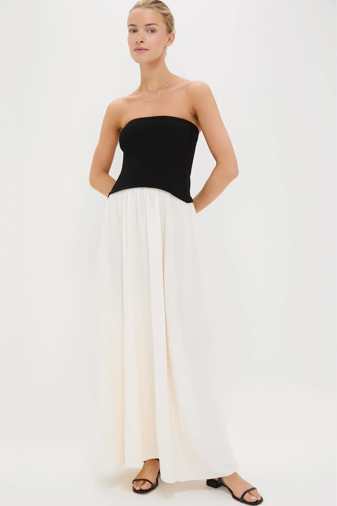 Brule & Noir Strapless Soglio Dress sold by Tuckernuck
