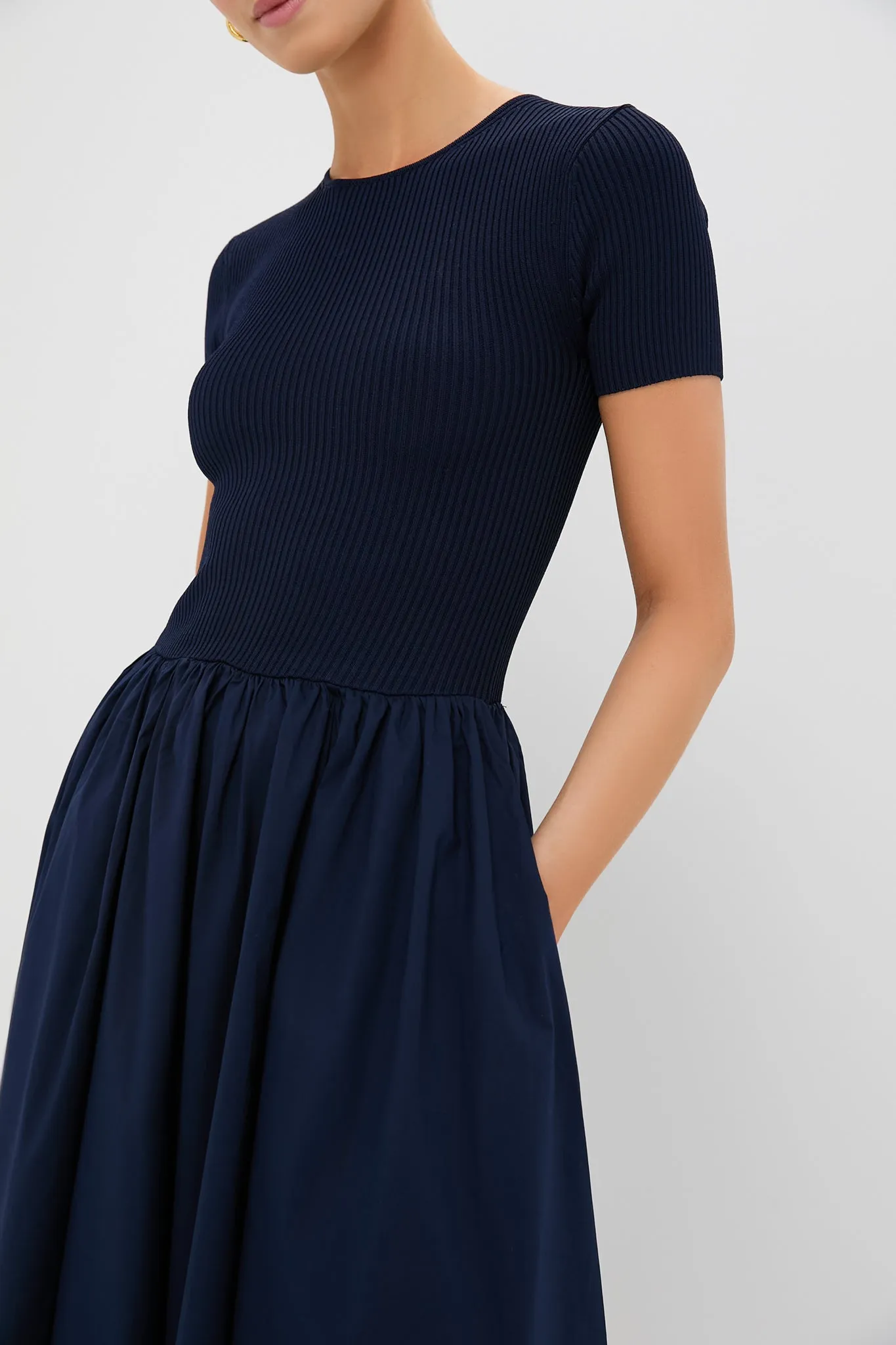 Navy Ysabel Dress sold by Tuckernuck product image thumbnail 5